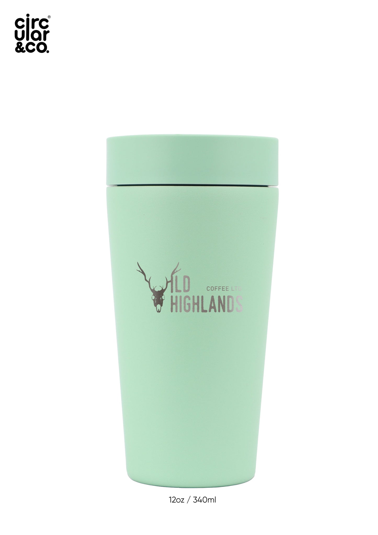 Stainless Steel 12oz Circular & Co Travel Cup