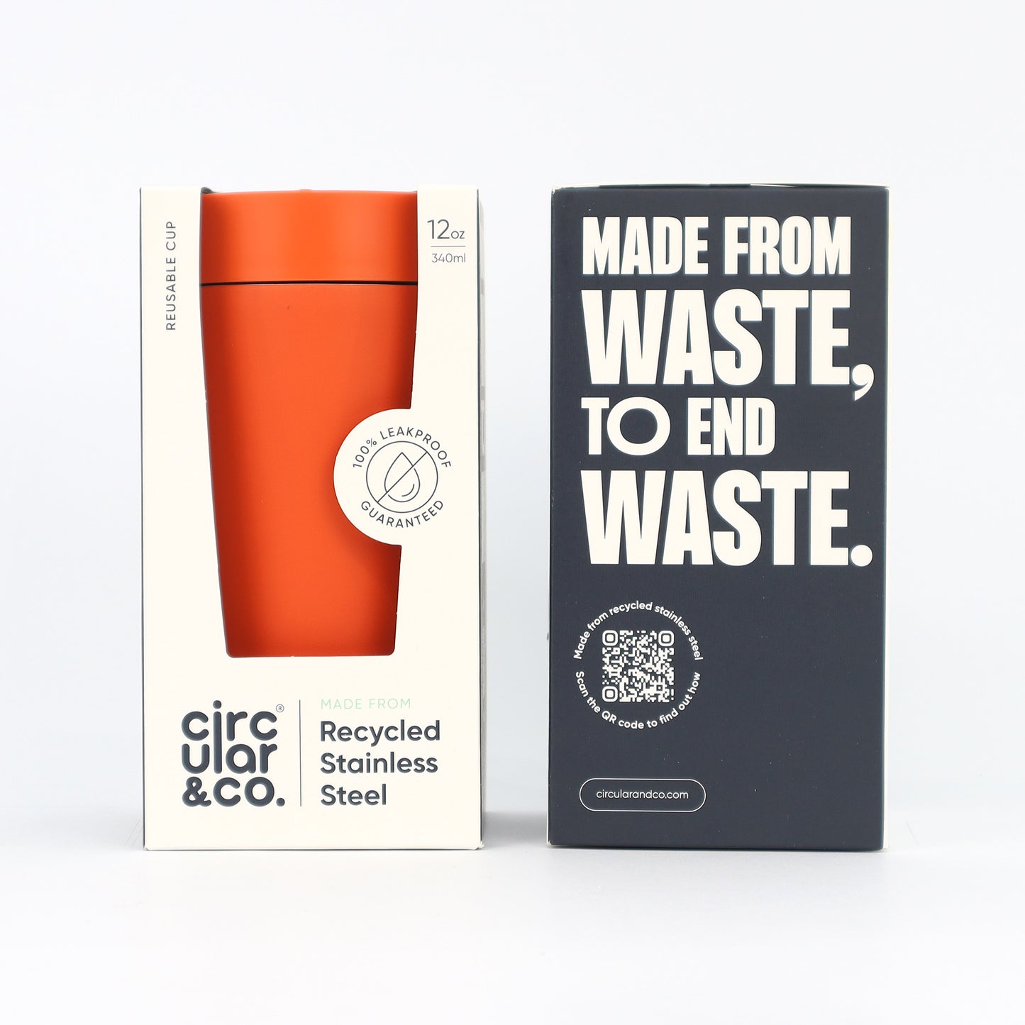 Stainless Steel 12oz Circular & Co Travel Cup